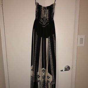 Black and white maxi